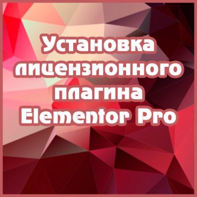 Установка Elementor PRO - плагина (лицензия на 1 год и 1 домен) + готовые шаблоны сайтов и блоков для сайтов